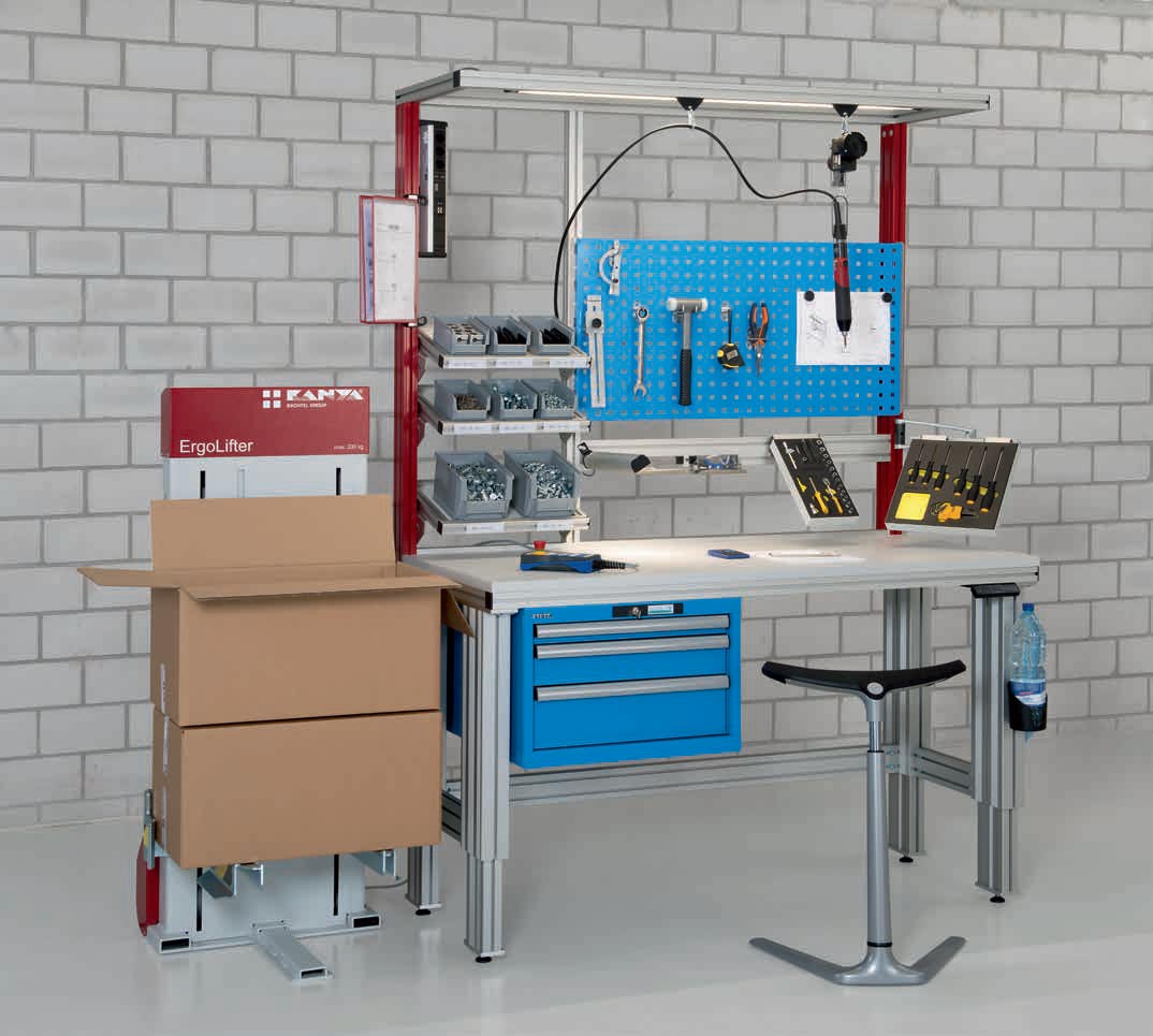 Systèmes de poste de travail profilés aluminium Systèmes de poste de travail profilés aluminium