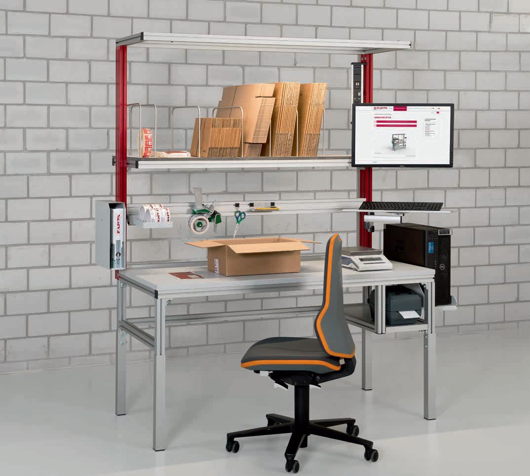Systèmes de poste de travail profilés aluminium Systèmes de poste de travail profilés aluminium